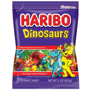 Haribo Dinosaurs Peg Bag 4oz (113g) USA