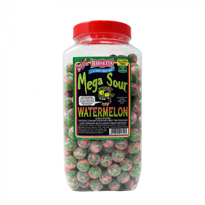 Barnetts Mega Sour Watermelon Jar